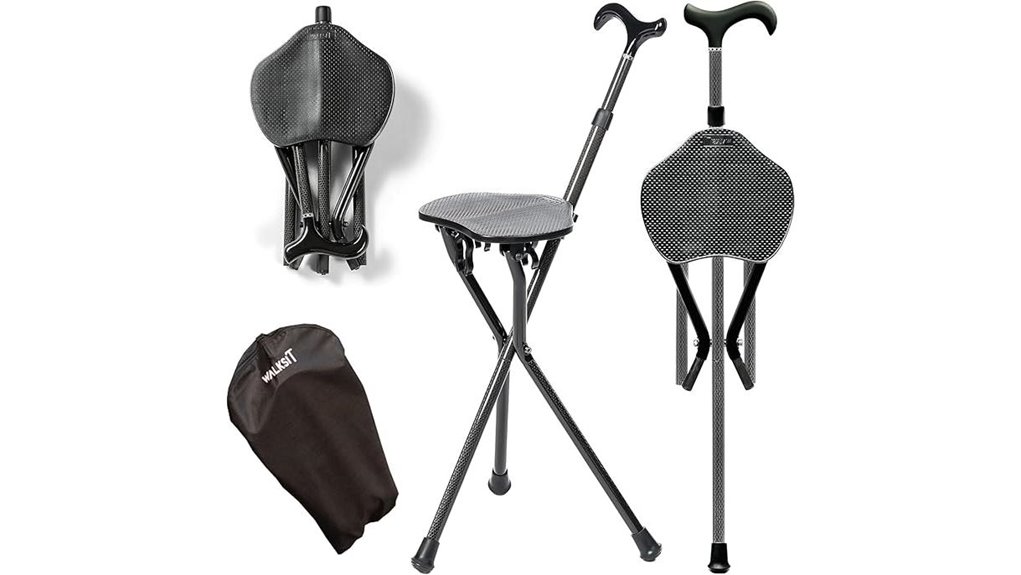lightweight carbon fiber folding cane chair