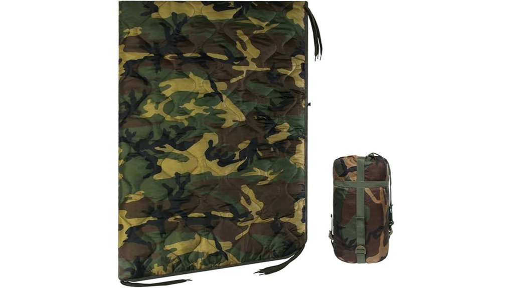 lightweight insulated outdoor poncho liner