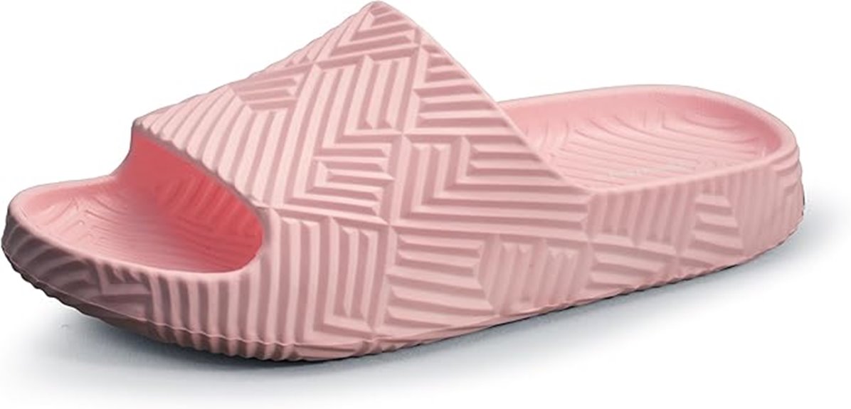 lightweight non slip shower slides