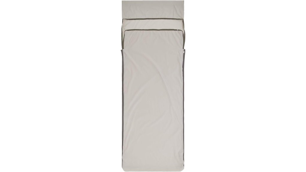 lightweight silk blend sleeping liner