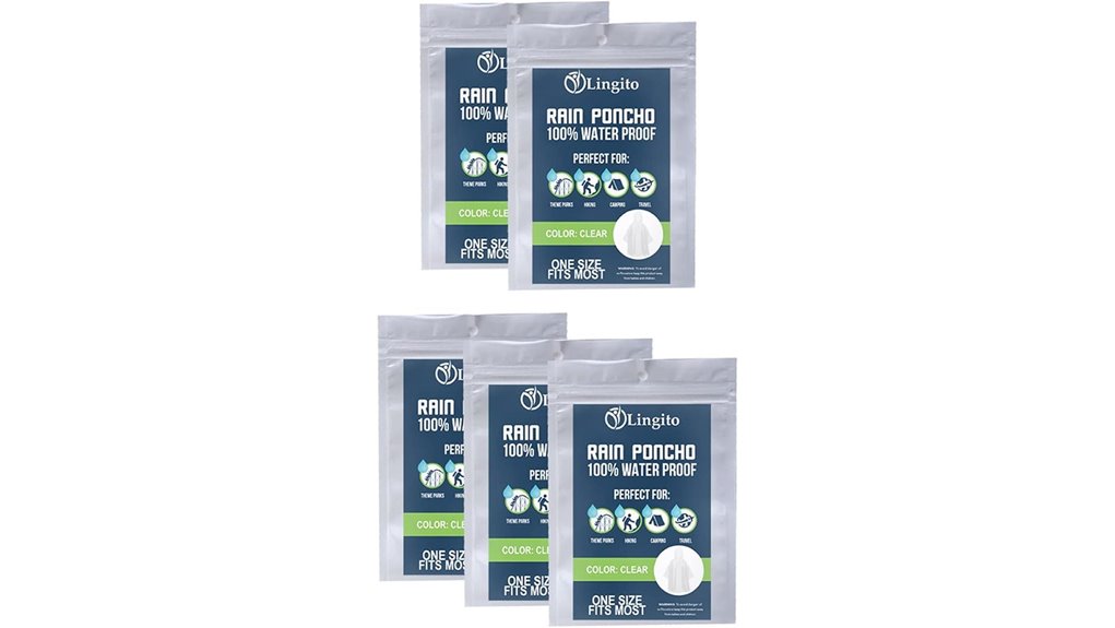 lingito clear emergency poncho