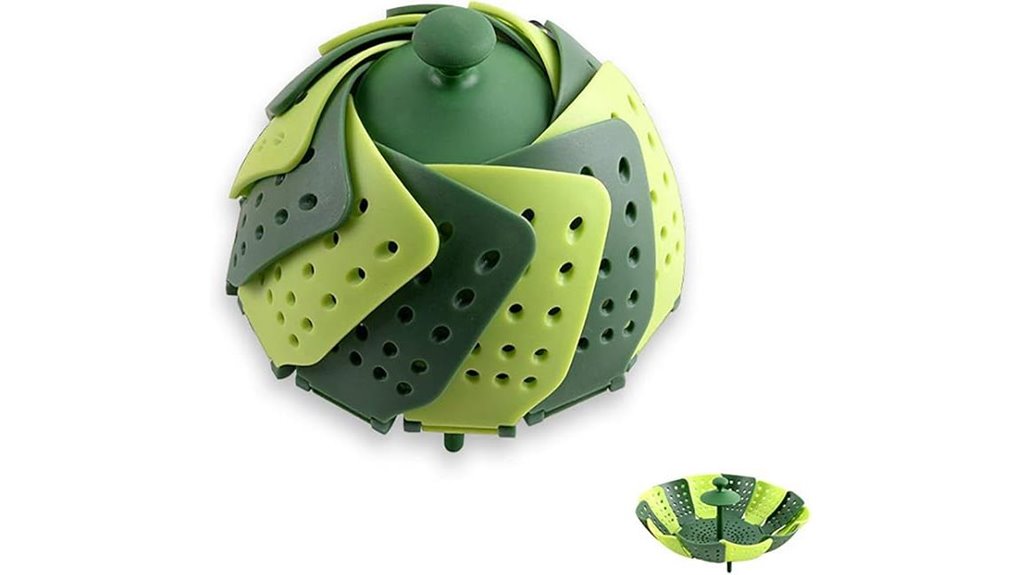 lotus shaped silicone bpa free steamer