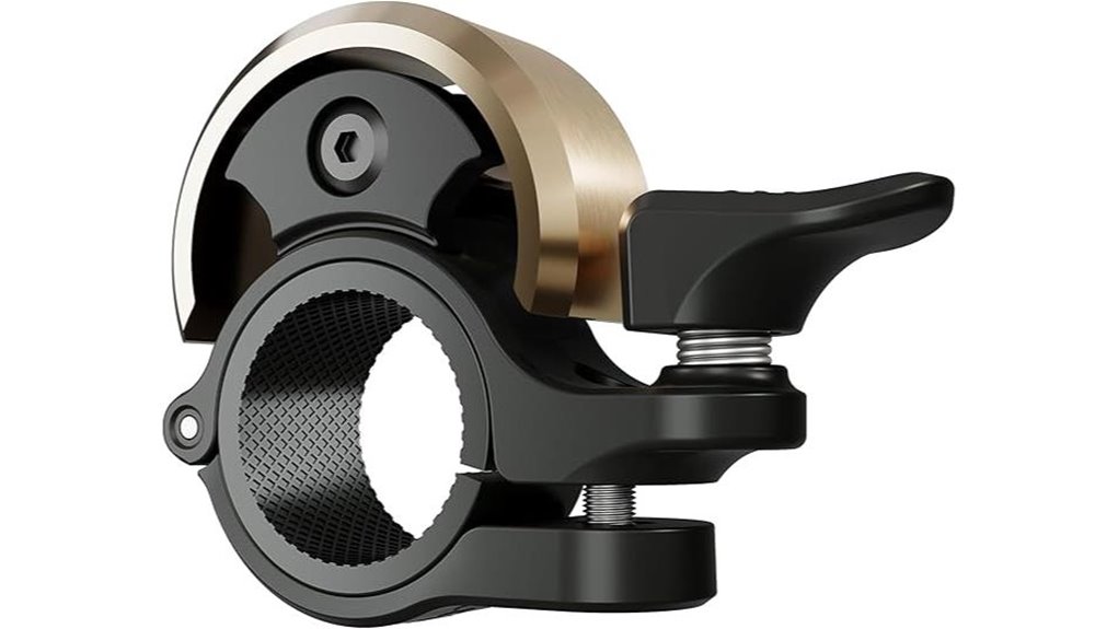 loud compact aluminum bike bell