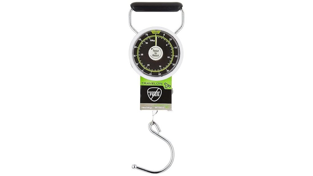 luggage scale with tape measure