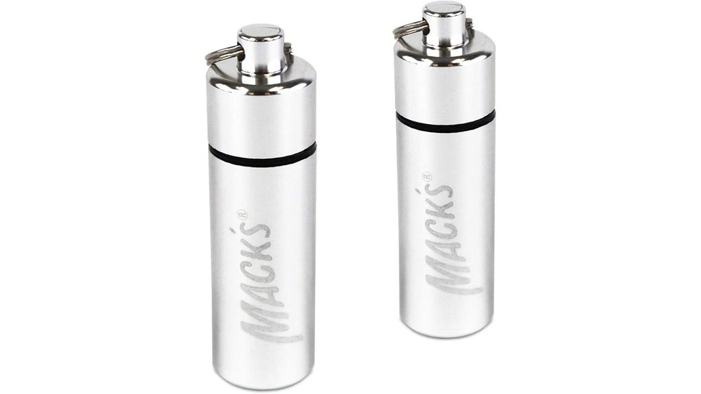 mack s aluminum keychain earplug