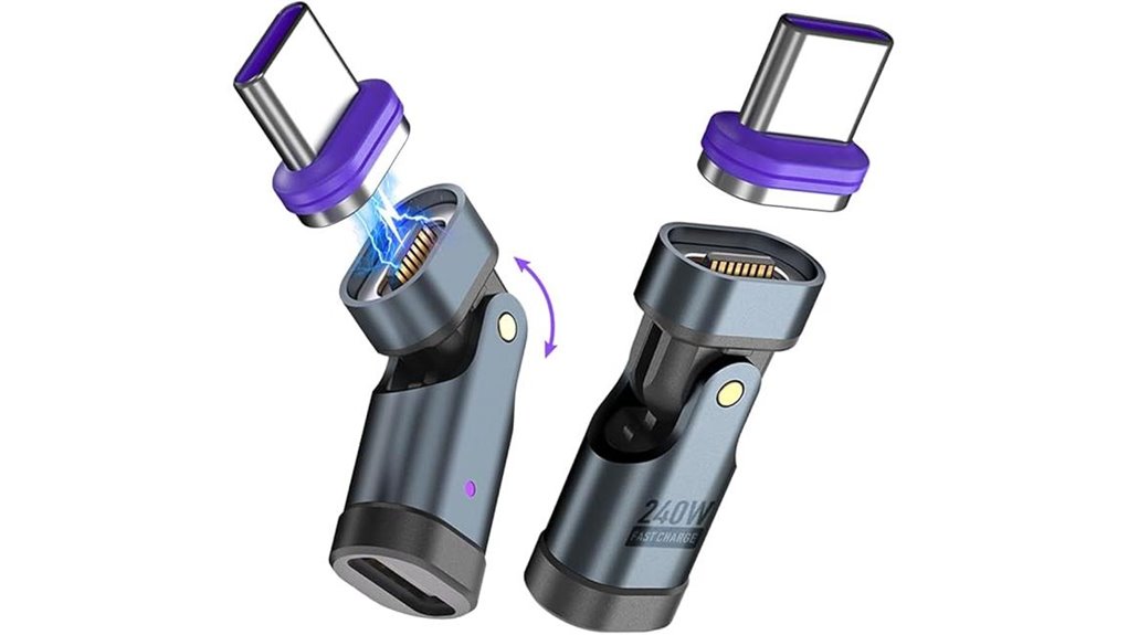 magnetic 180 usb c adapter
