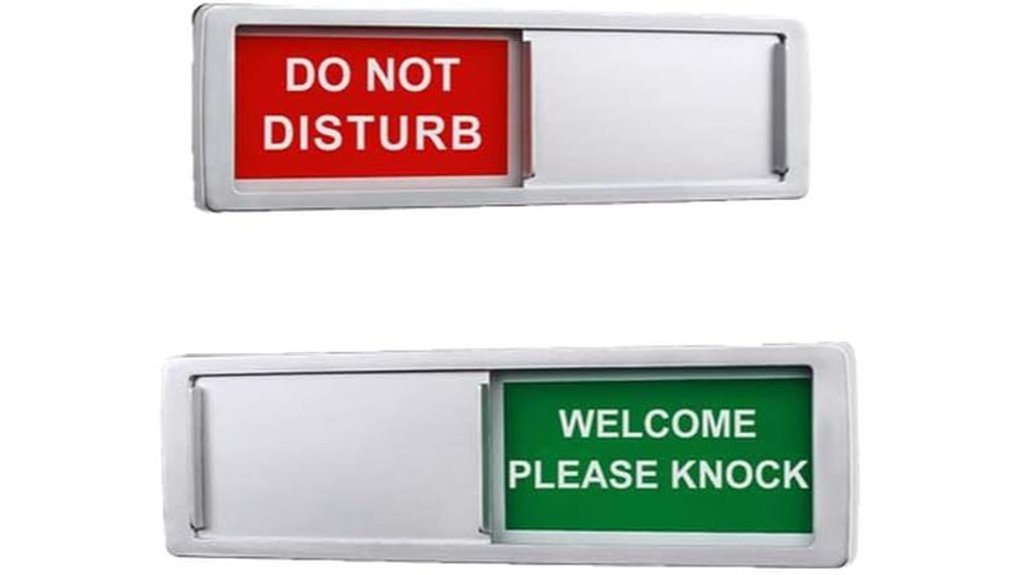 magnetic do not disturb door sign