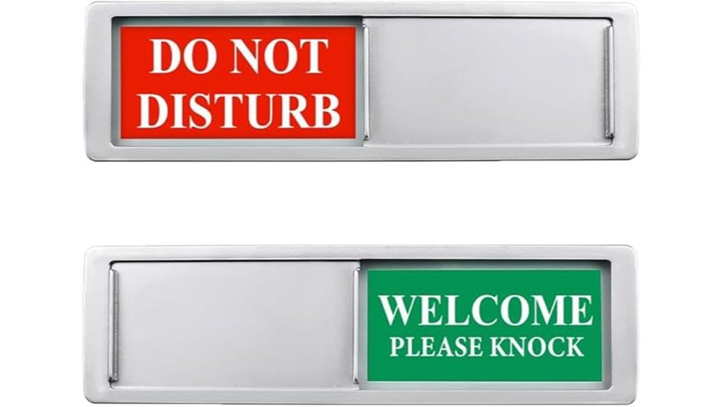 magnetic privacy door hanger