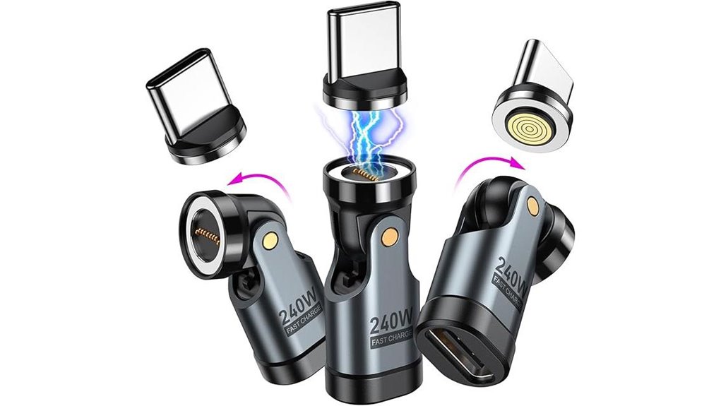 magnetic usb c right angle adapters