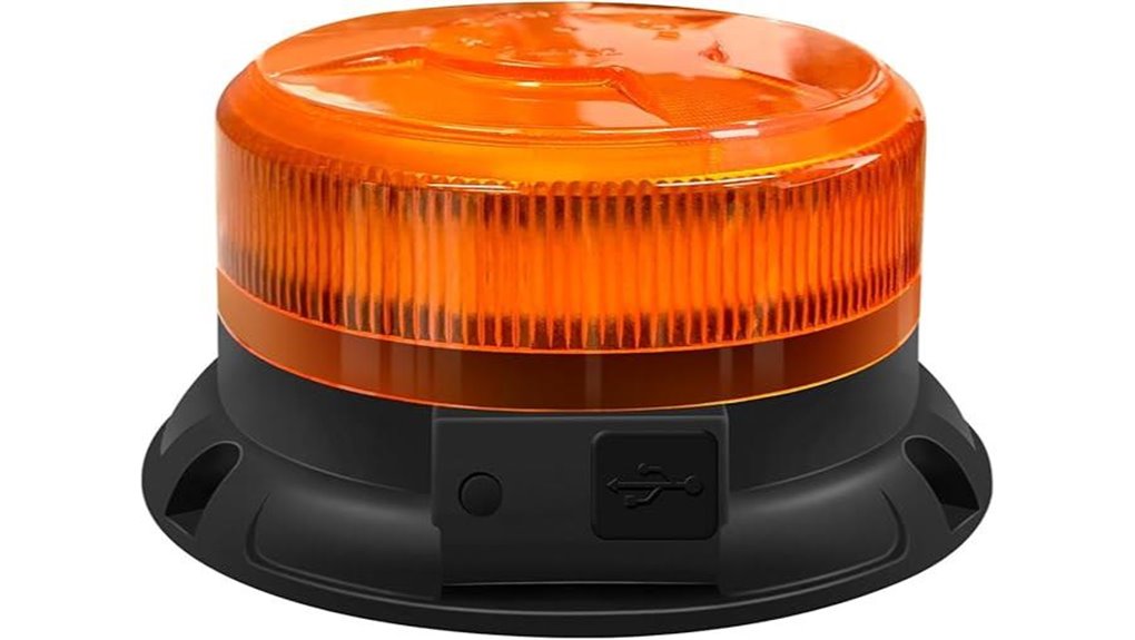 magnetic waterproof rechargeable led strobe