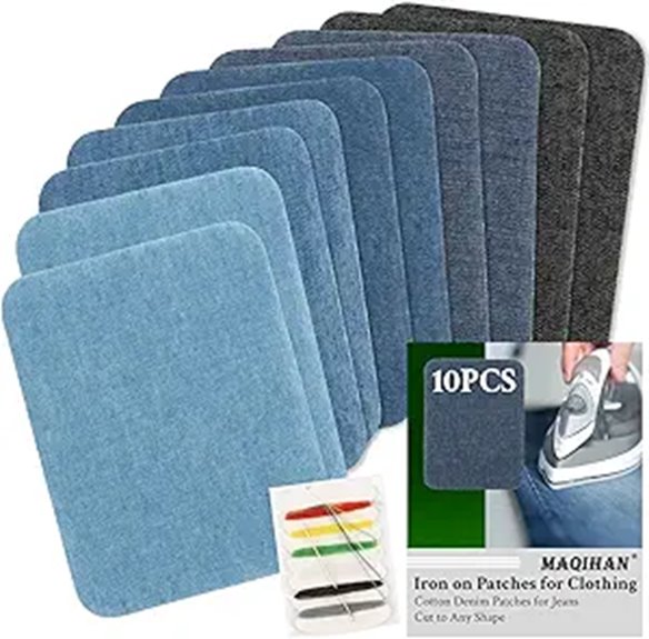 maqihan 10 pack denim iron on