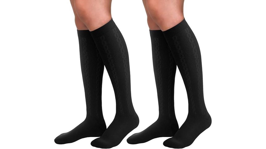 medical 30 40 mmhg knee highs