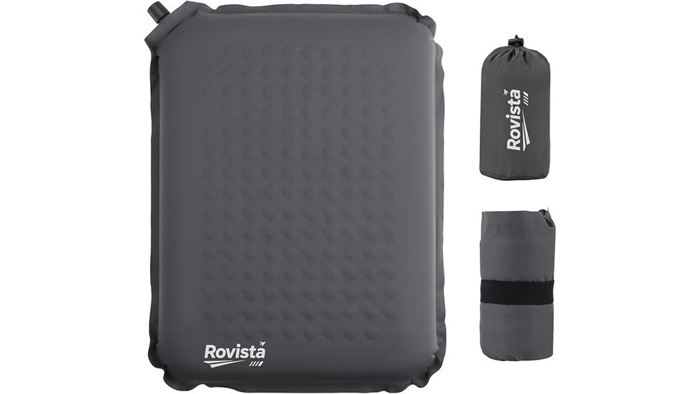 memory foam self inflating cushion