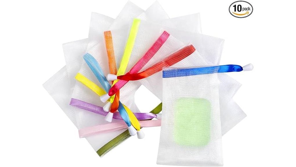 mesh drawstring soap saver pack