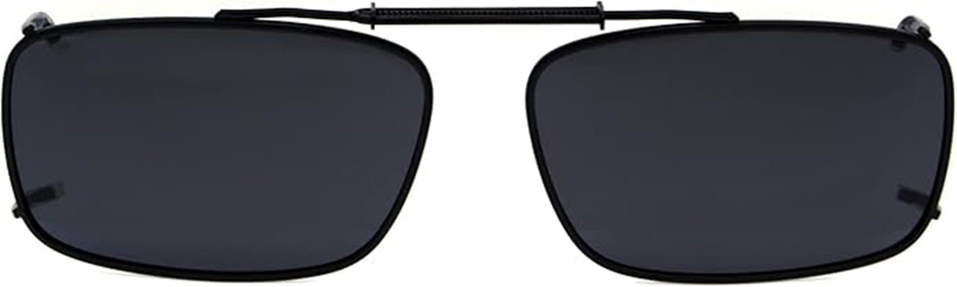 metal frame polarized clip ons