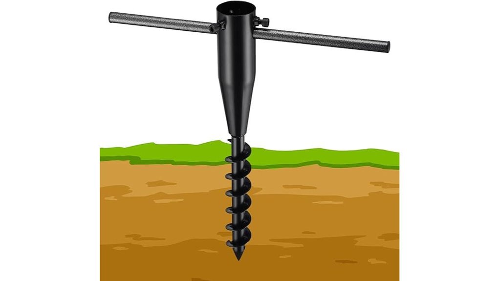 metal sand screw anchor