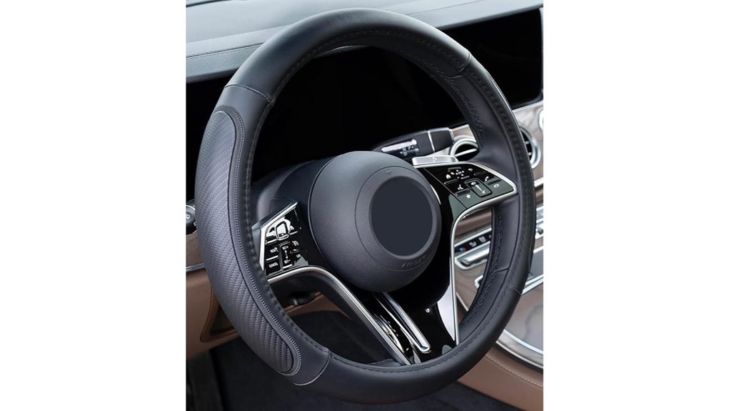 microfiber leather steering cover