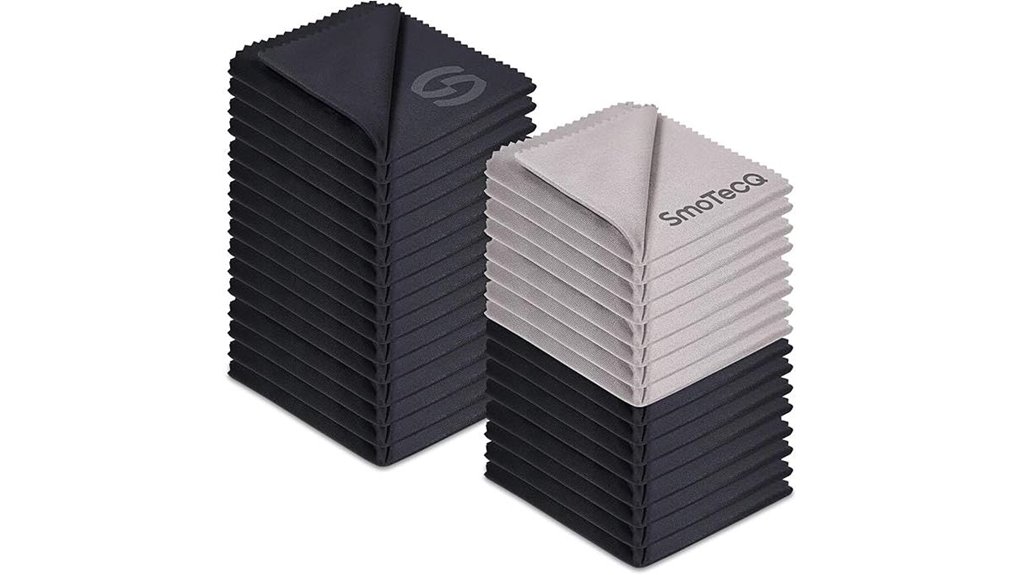 microfiber smotecq 32 pack cloths