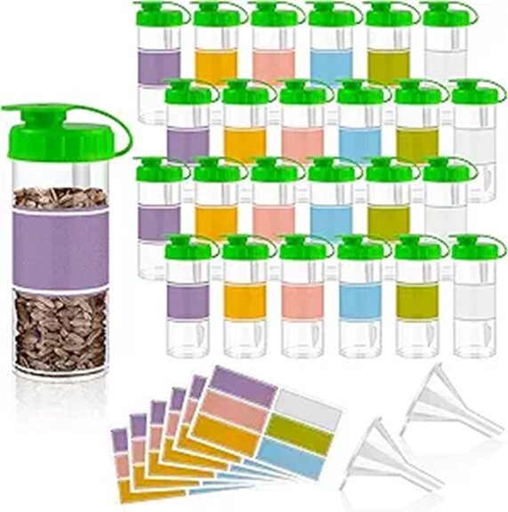 mini 15ml leak proof spice jars