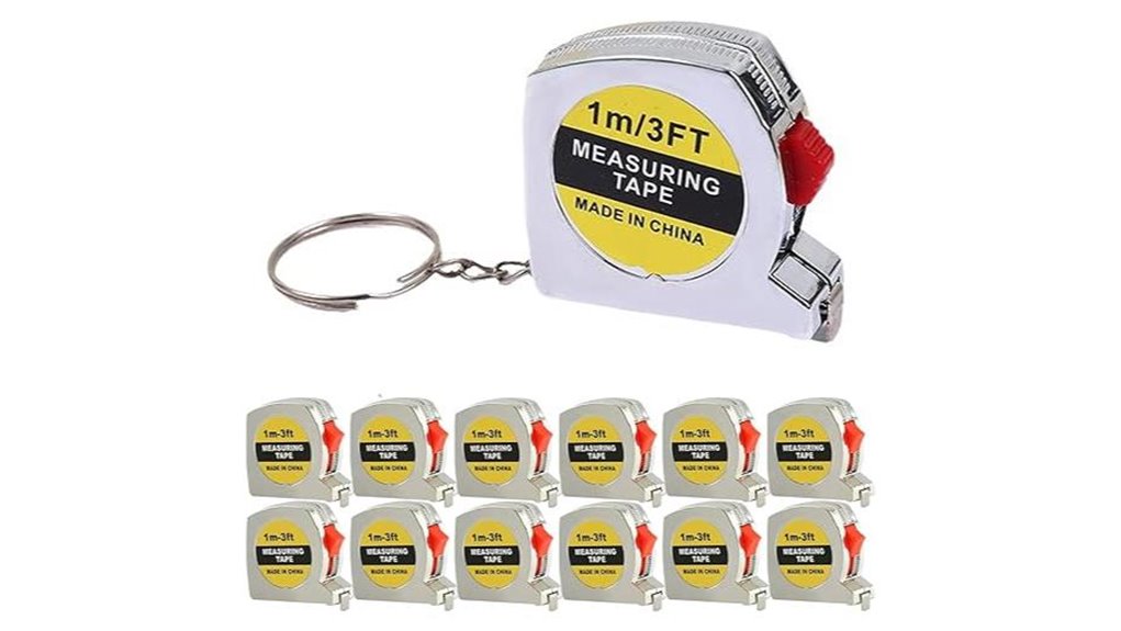 mini 1m 3ft retractable keychain