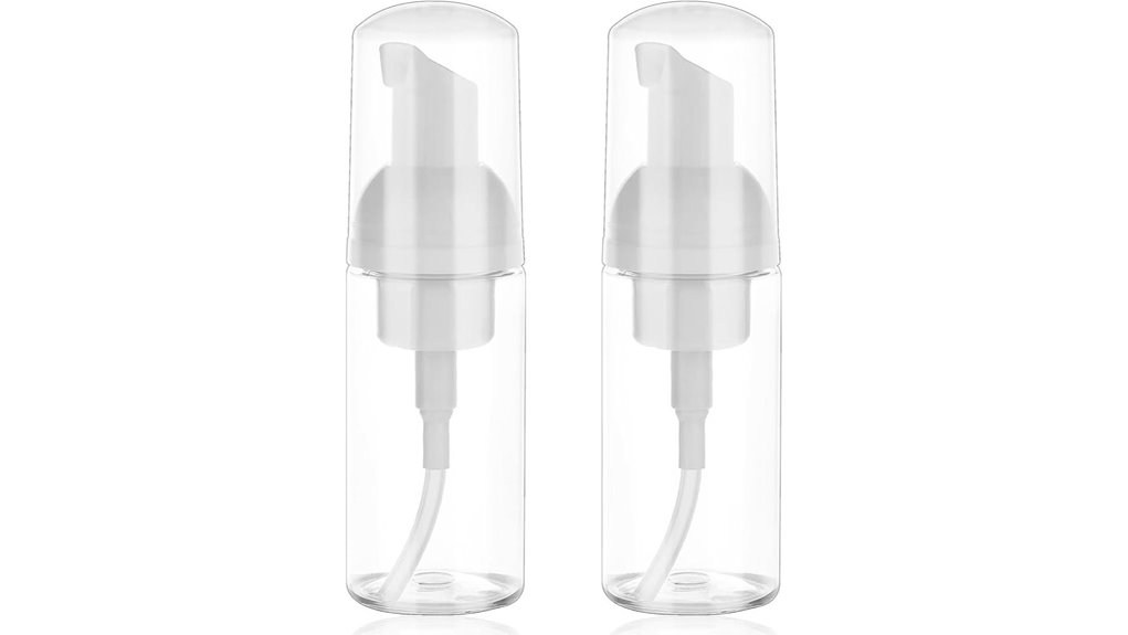 mini 50ml foaming pump bottles