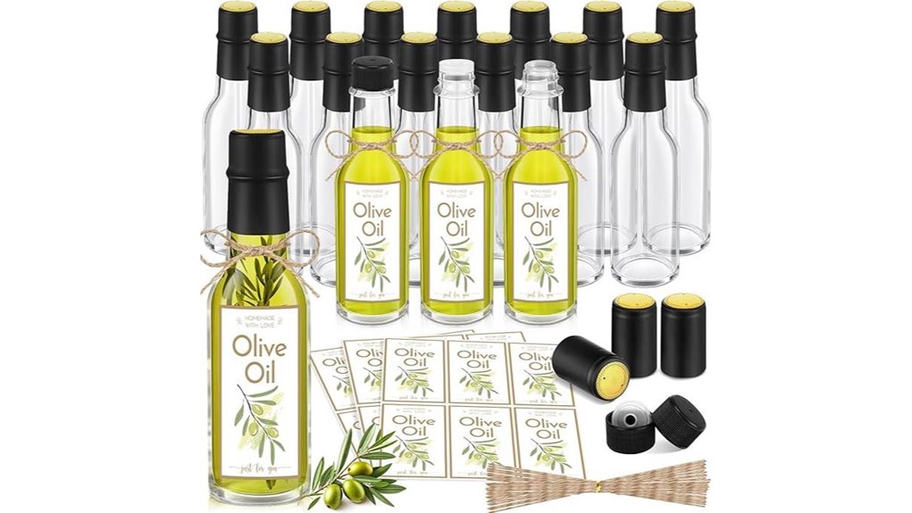 mini 5oz olive oil bottles