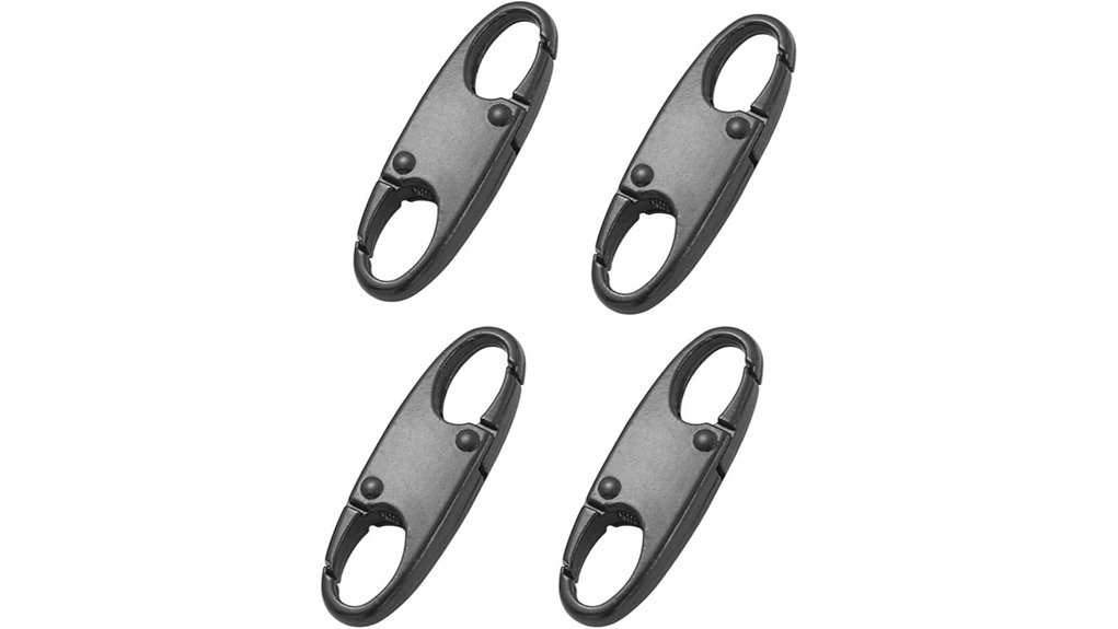 mini anti theft carabiner set
