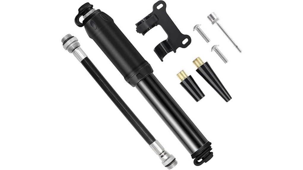 mini portable 100psi bicycle pump