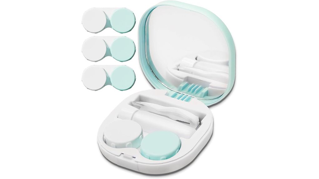 mint green contact lens case