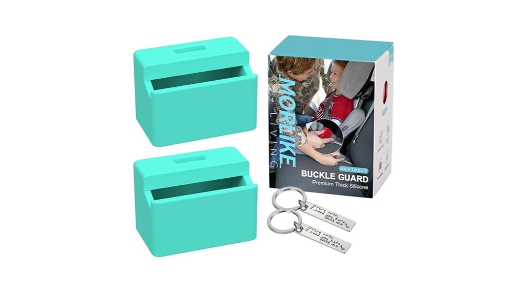 morlike silicone seatbelt buckle covers