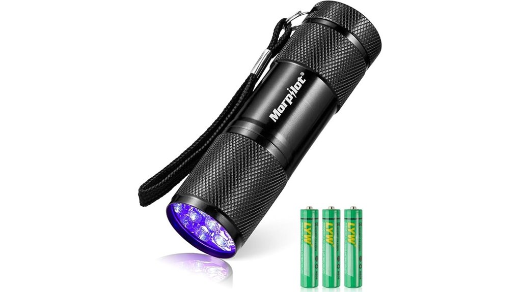 morpilot 395nm mini uv flashlight