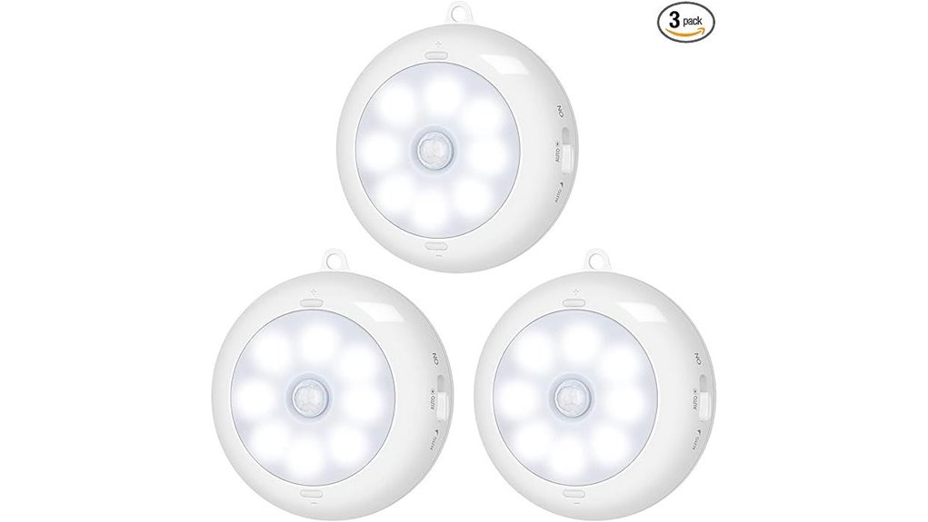 motion led nightlight trio