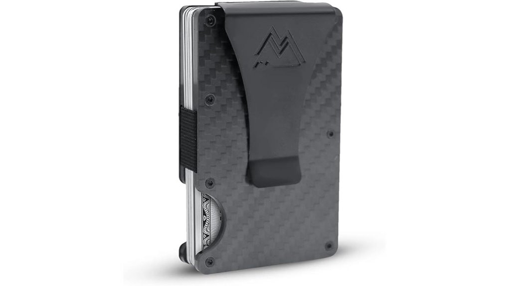 mountain carbon rfid wallet