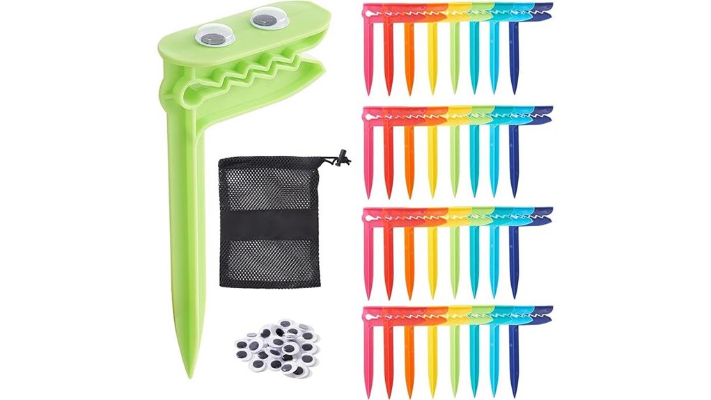 multicolor 28 pack beach towel anchors