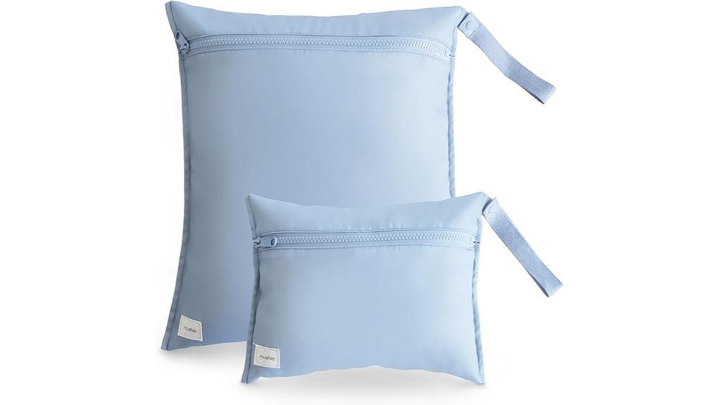 mushie water resistant wet bags