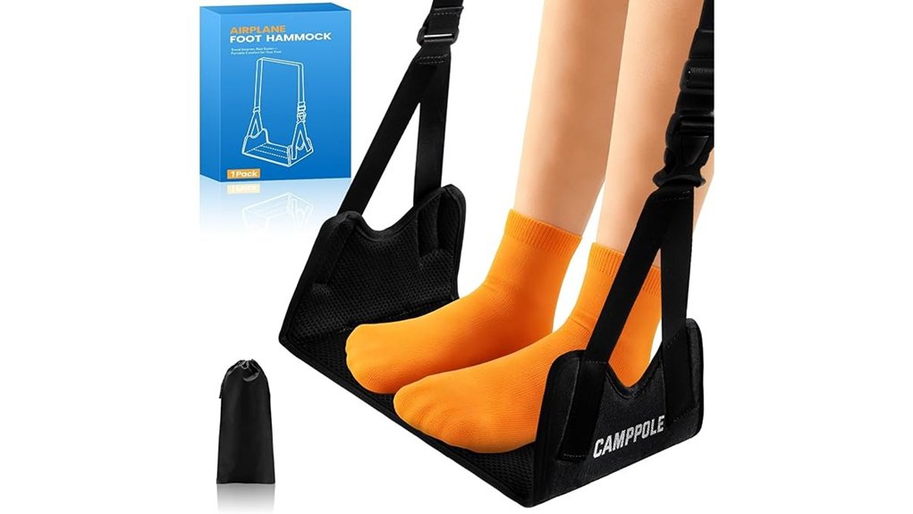 no collapse bamboo foot hammock