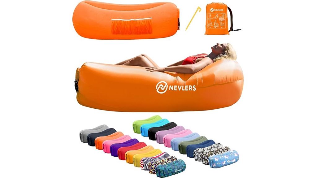 no pump inflatable air sofa