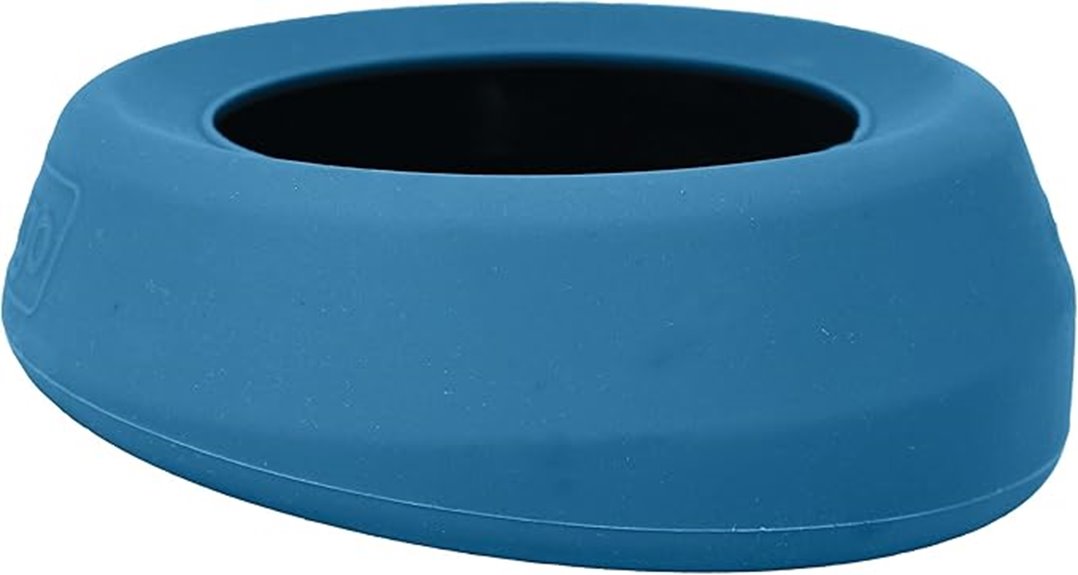 no spill portable dog bowl