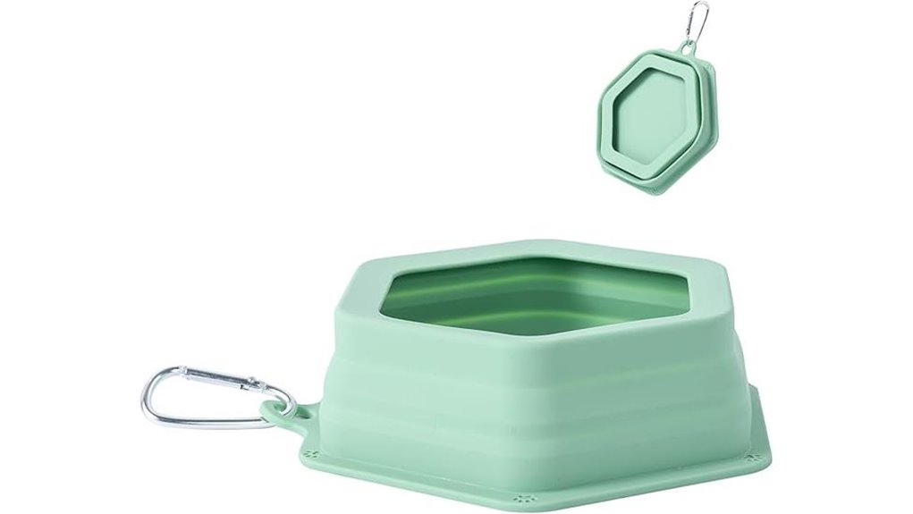 no splash collapsible travel bowl