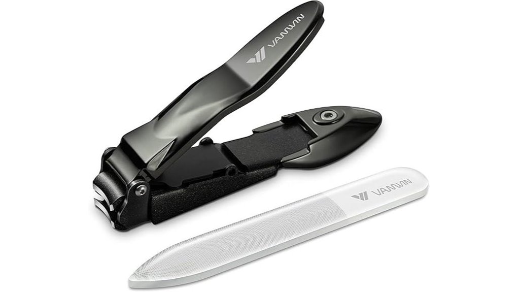 no splash nail clippers with catcher