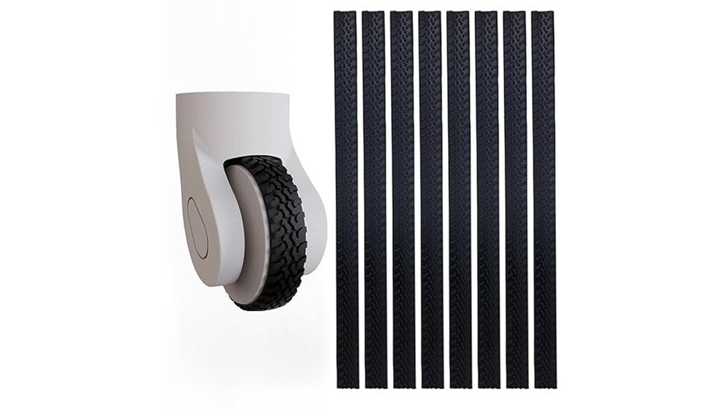 noise reducing silicone luggage wheelcovers