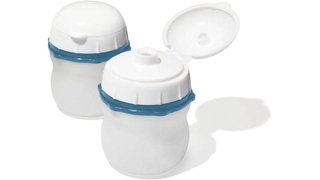 ocean blue silicone bottles