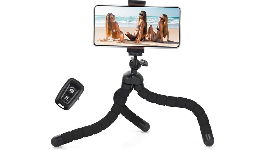 octopus phone tripod remote