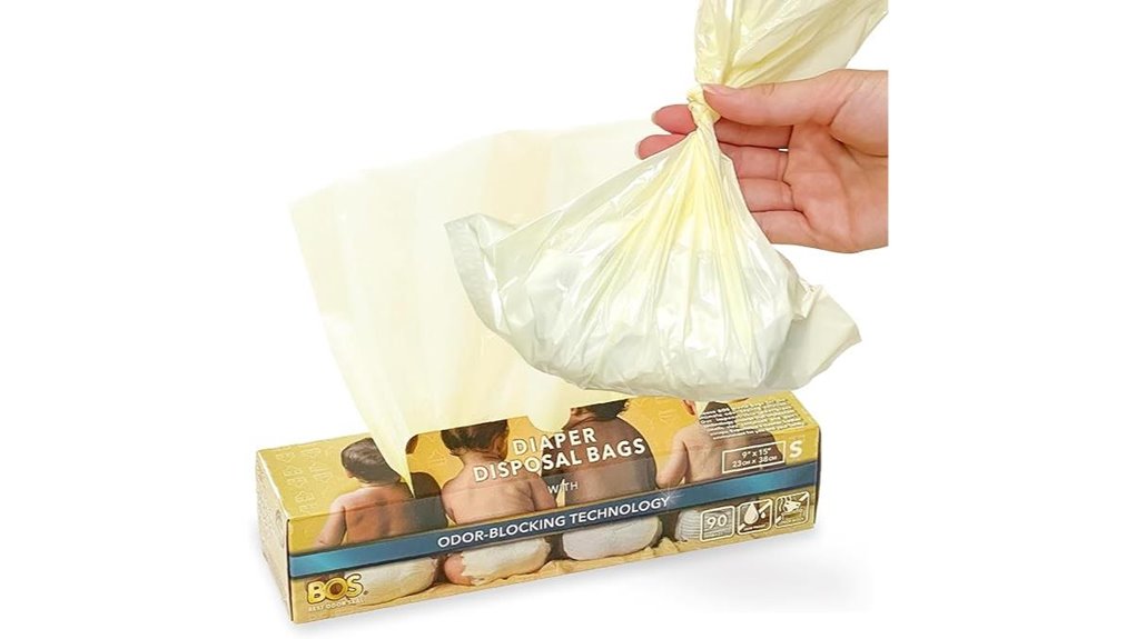 odor sealing disposable diaper bags