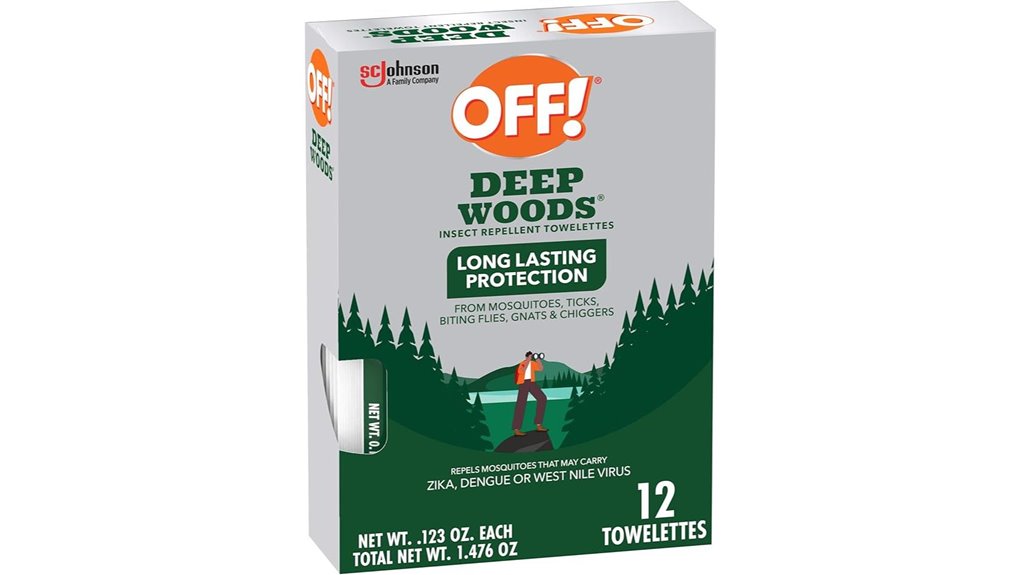 off deep woods mosquito wipes