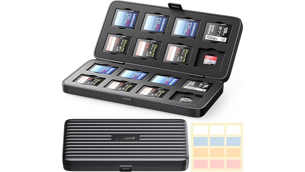 orico 32 slot waterproof case