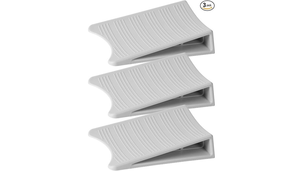 original grey non slip door stoppers