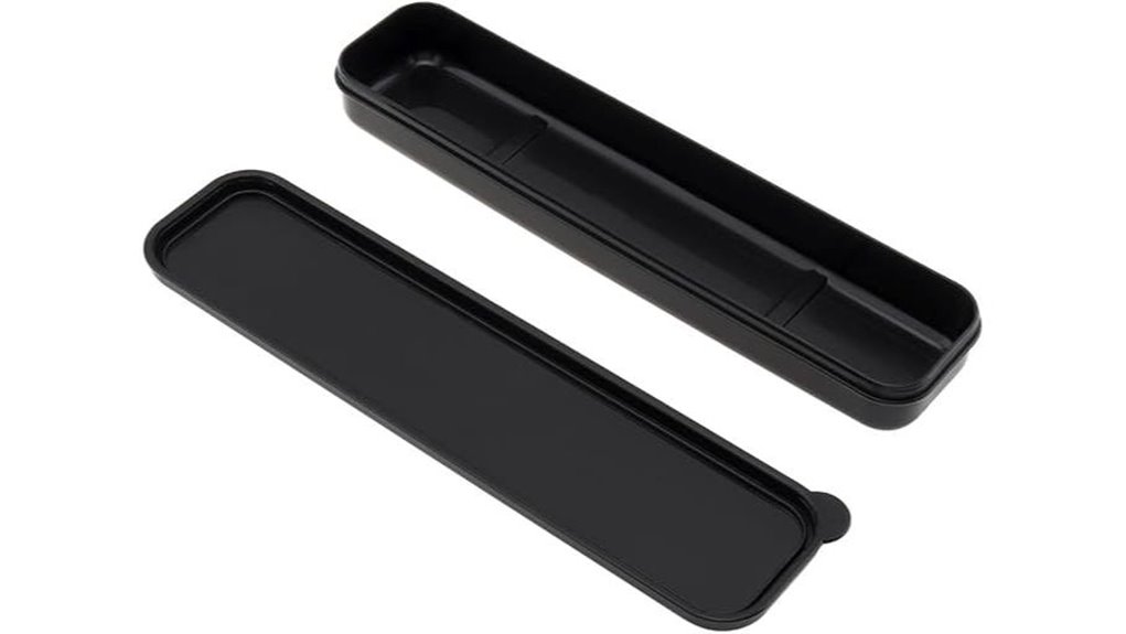 origlam portable black flatware