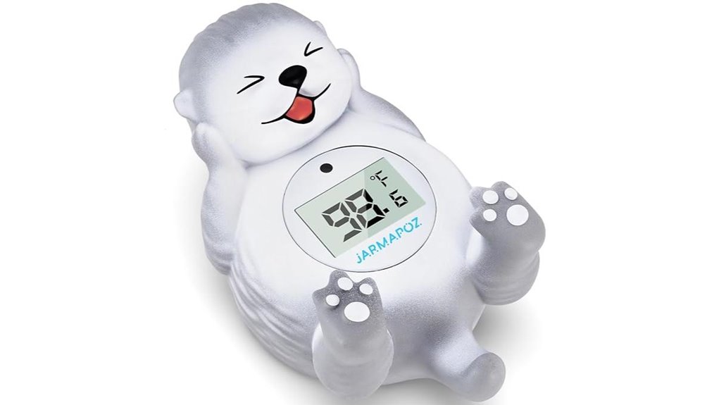 otter shaped floating bath thermometer
