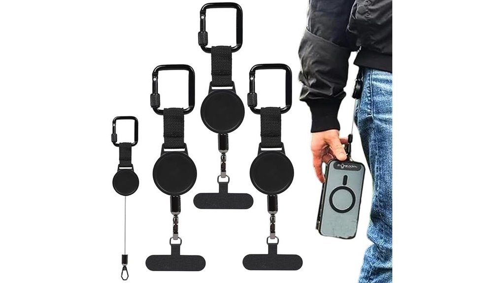 outdoor anti theft retractable lanyard